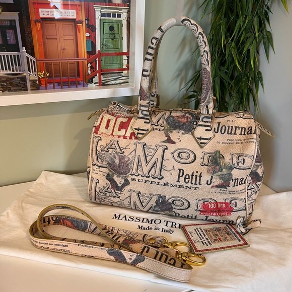 Limited Edition Made in Italy Massimo Trulli Handbag - Picture 1 of 16